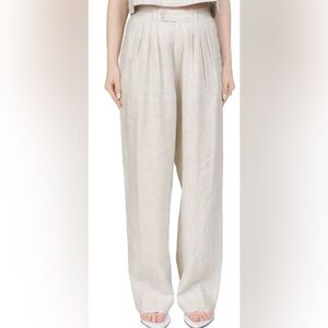 Posse Louis Linen Trouser Natural Pants